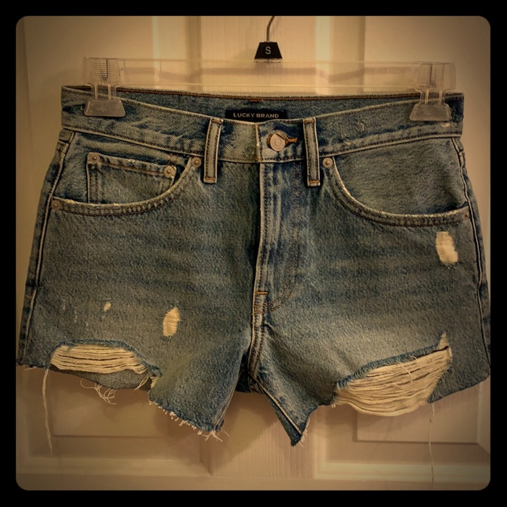 NWOT Lucky Brand Midrise Cut Off Shorts 2/26